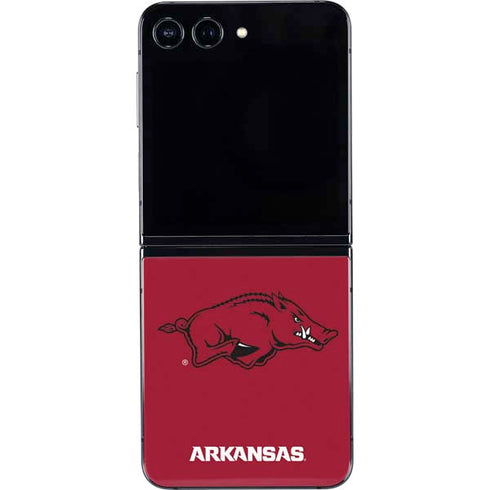 University of Arkansas-Fayetteville Razorbacks Red Logo Galaxy Z Flip5 5G Skin
